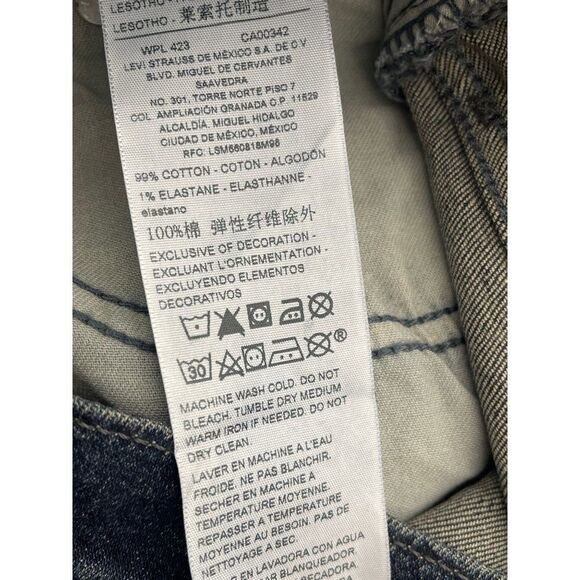 Signature “Levi Strauss & Co” S 67 Athletic Jeans Size 29 x 30 - Picture 10 of 11
